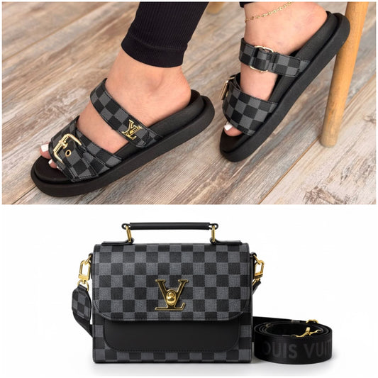 COMBO LV SANDALIA+BOLSO