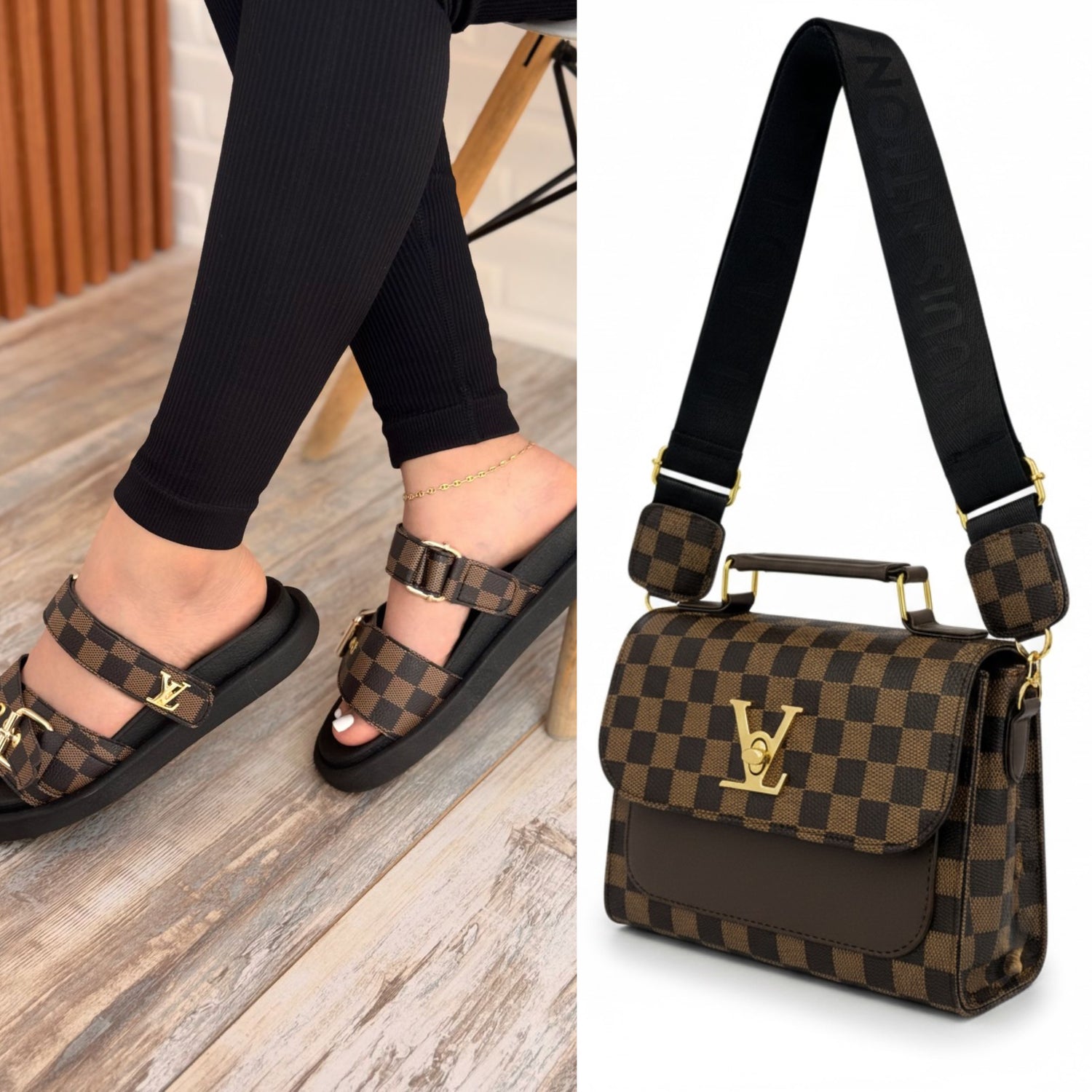 COMBO LV SANDALIA+BOLSO